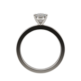 "Dana" Pear Cut Solitare Diamond Engagement Ring