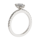 "Elsa" Lab Grown Diamond Pear Cut Engagement Ring