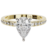 "Elsa" Lab Grown Diamond Pear Cut Engagement Ring