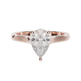 "Ella" Solitaire Pear Cut Engagement Ring