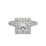 "Sophia" Princess Cut Diamond Engagement Ring