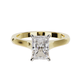 "Ella" Solitaire Radiant Cut Engagement Ring