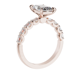 "London" Radiant Cut Engagement Ring