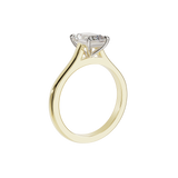 "Ella" Solitaire Emerald Cut Engagement Ring
