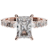 "London" Radiant Cut Engagement Ring