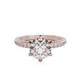 "Elsa" Lab Grown Diamond Round Brilliant Cut Engagement Ring