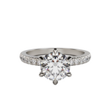 "Elsa" Lab Grown Diamond Round Brilliant Cut Engagement Ring