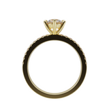 "Elsa" Lab Grown Diamond Round Brilliant Cut Engagement Ring