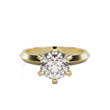 "Hana" Round cut  Solitaire Diamond Lab Grown Engagement Ring