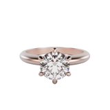"Dana"  Round Solitaire Lab Grown Diamond Engagement Ring