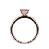 "Dana"  Round Solitaire Lab Grown Diamond Engagement Ring