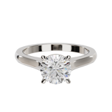 "Ella" Solitaire Round Brilliant Cut Engagement Ring