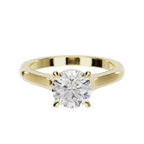"Ella" Solitaire Round Brilliant Cut Engagement Ring