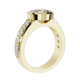 "Abby"  Diamond Round Engagement Ring