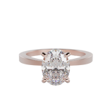 "Cosmo" Lab Grown Diamond Oval Cut Diamond Solitare Engagement Ring