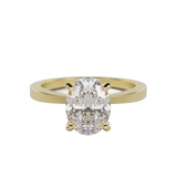 "Cosmo" Lab Grown Diamond Oval Cut Diamond Solitare Engagement Ring