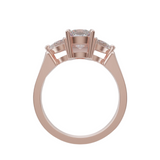 Trilogy Three Stone Diamond Engagement Ring