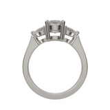 Trilogy Three Stone Diamond Engagement Ring