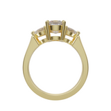 Trilogy Three Stone Diamond Engagement Ring