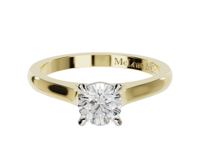 'Amy' Half Carat Round Solitaire Engagement Ring