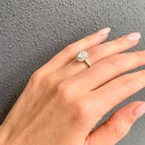Oval Halo Diamond Engagement Ring