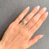 Oval Halo Diamond Engagement Ring