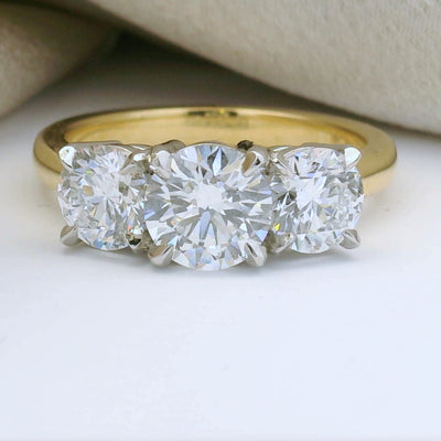 Diamond Trilogy Ring