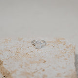 Emerald Halo Diamond Ring