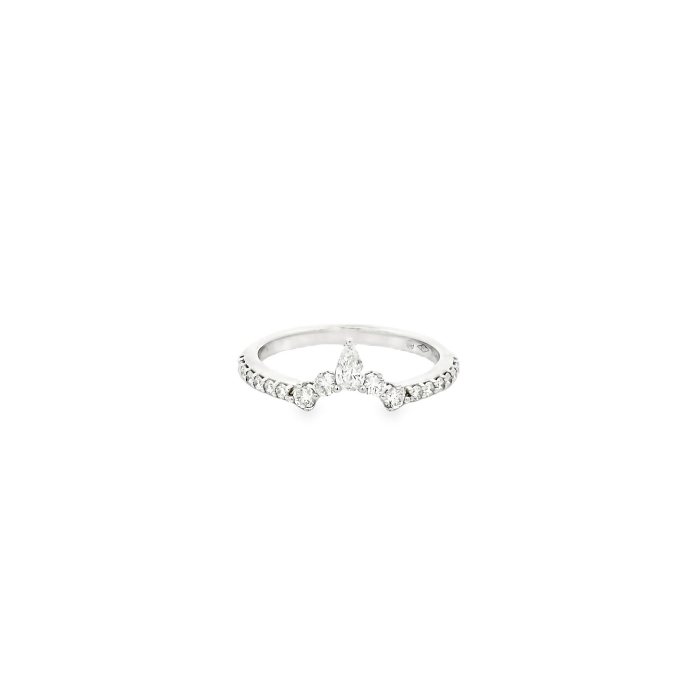 Diamond Wedding Stacker Band