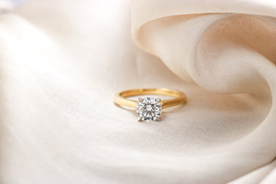 Solitaire Diamond Engagement Ring