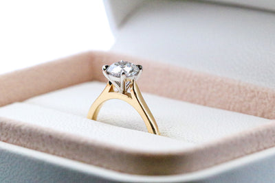 Solitaire Diamond Engagement Ring