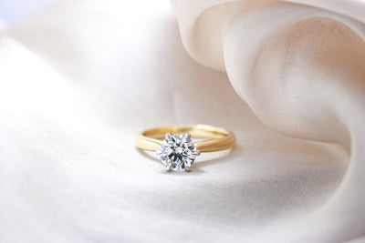 1.12 Lab Grown Diamond Engagement Ring