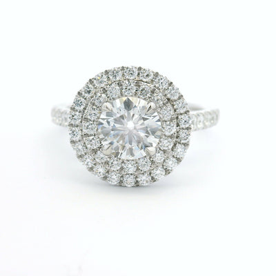 DOUBLE HALO DIAMOND RING