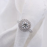 DOUBLE HALO DIAMOND RING