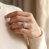 DOUBLE HALO DIAMOND RING