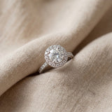 Diamond Halo Engagement Ring
