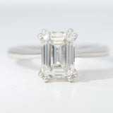 EMERALD CUT ENGAGEMENT RING