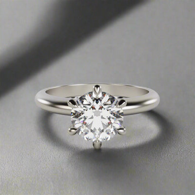 2.00 CT Diamond Solitaire Engagement Ring