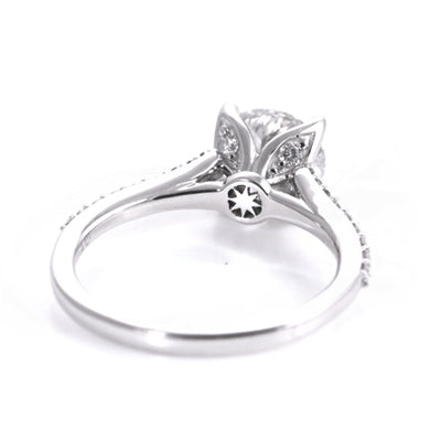 Engagement Ring Above Love Diamond