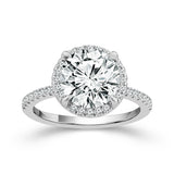 Engagement Ring Above Love Diamond