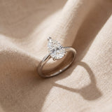 'THE MADDISON' PEAR SHAPE SOLITAIRE ENGAGEMENT RING