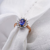 Tanzanite & Diamond Ring
