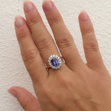Tanzanite & Diamond Ring