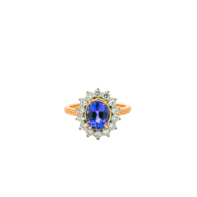 Tanzanite & Diamond Ring