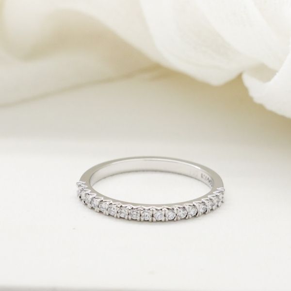 Diamond Wedding Stacker Band