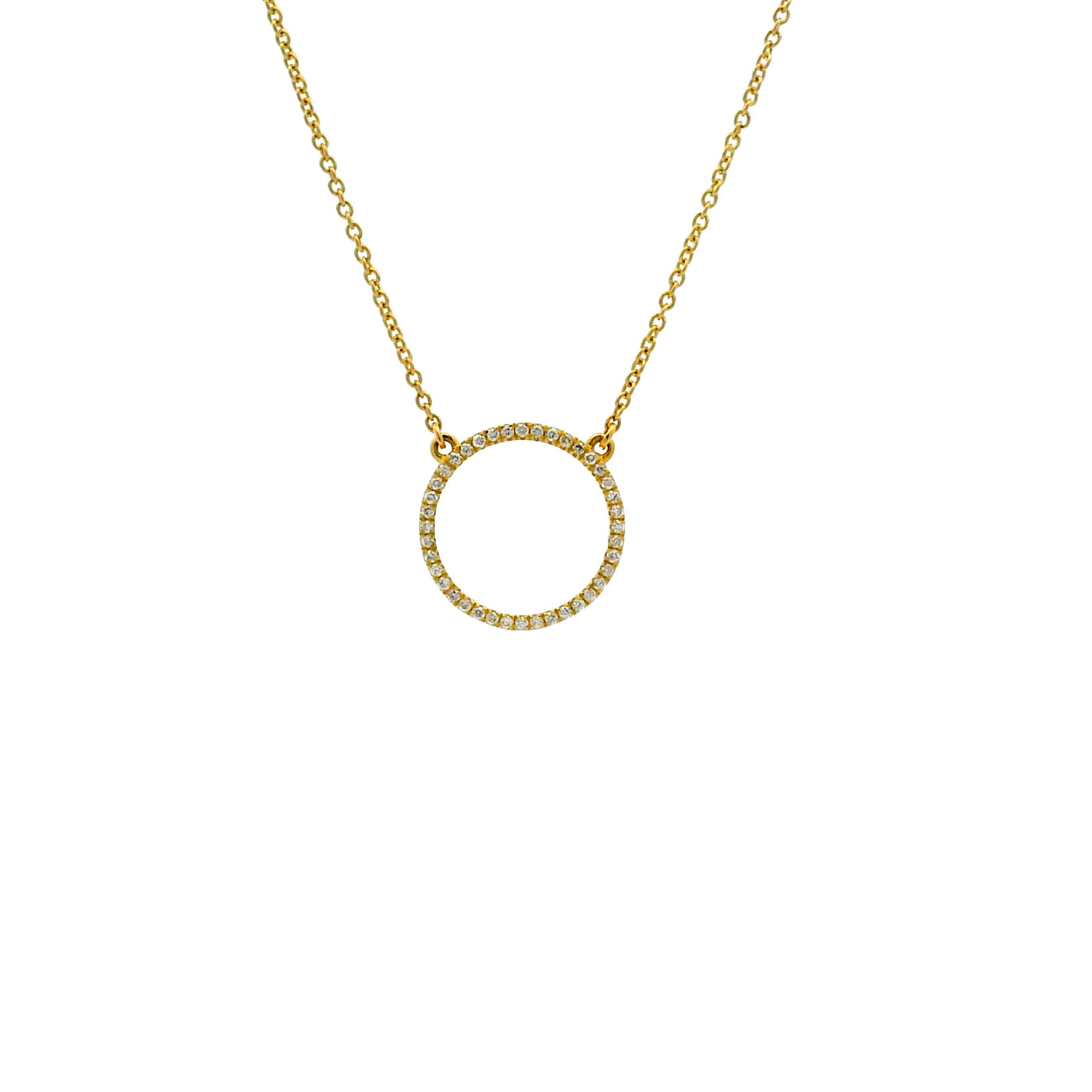 Circle of Diamonds Necklace