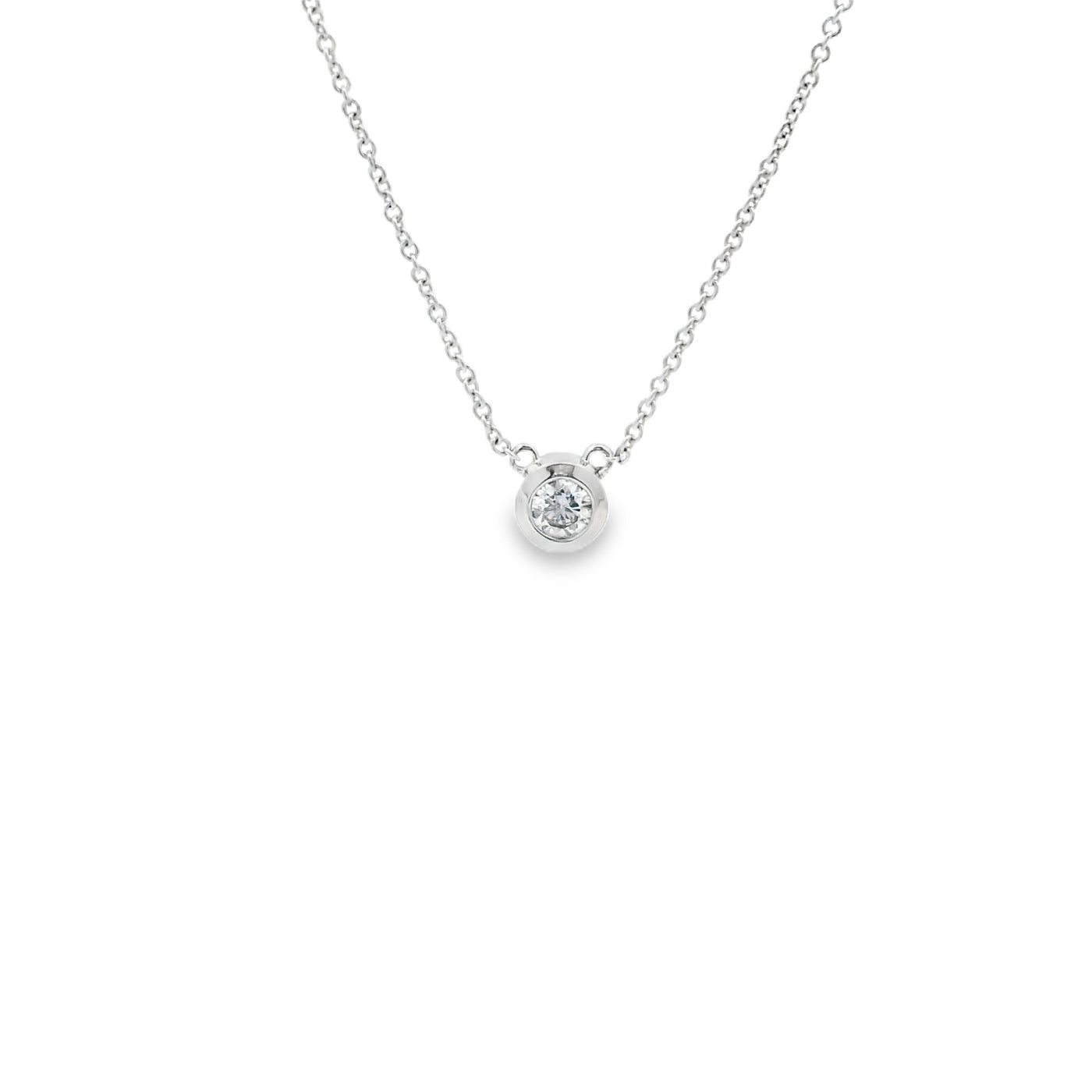 Solitaire Diamond Necklace