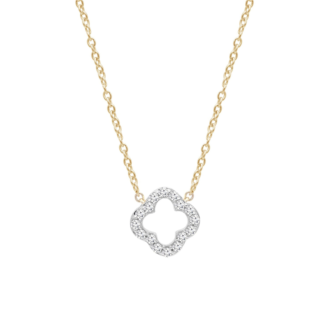 Diamond Clover Necklace