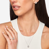 Diamond Halo Necklace