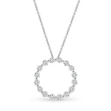 Diamond Circle Necklace